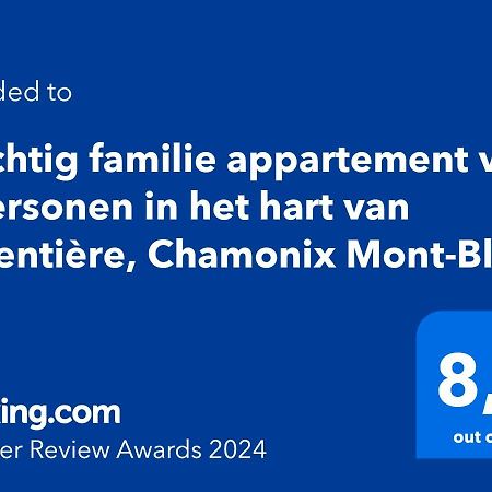 Prachtig Familie Appartement Voor 6 Personen In Het Hart Van Argentiere, Chamonix Mont-Blanc Bagian luar foto