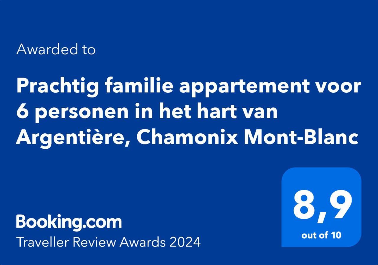 Prachtig Familie Appartement Voor 6 Personen In Het Hart Van Argentiere, Chamonix Mont-Blanc Bagian luar foto