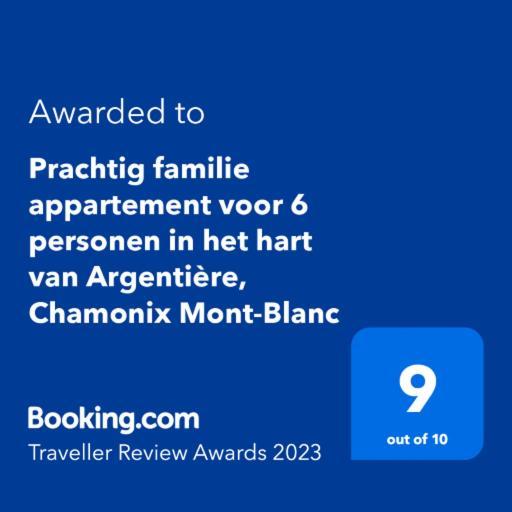 Prachtig Familie Appartement Voor 6 Personen In Het Hart Van Argentiere, Chamonix Mont-Blanc Bagian luar foto